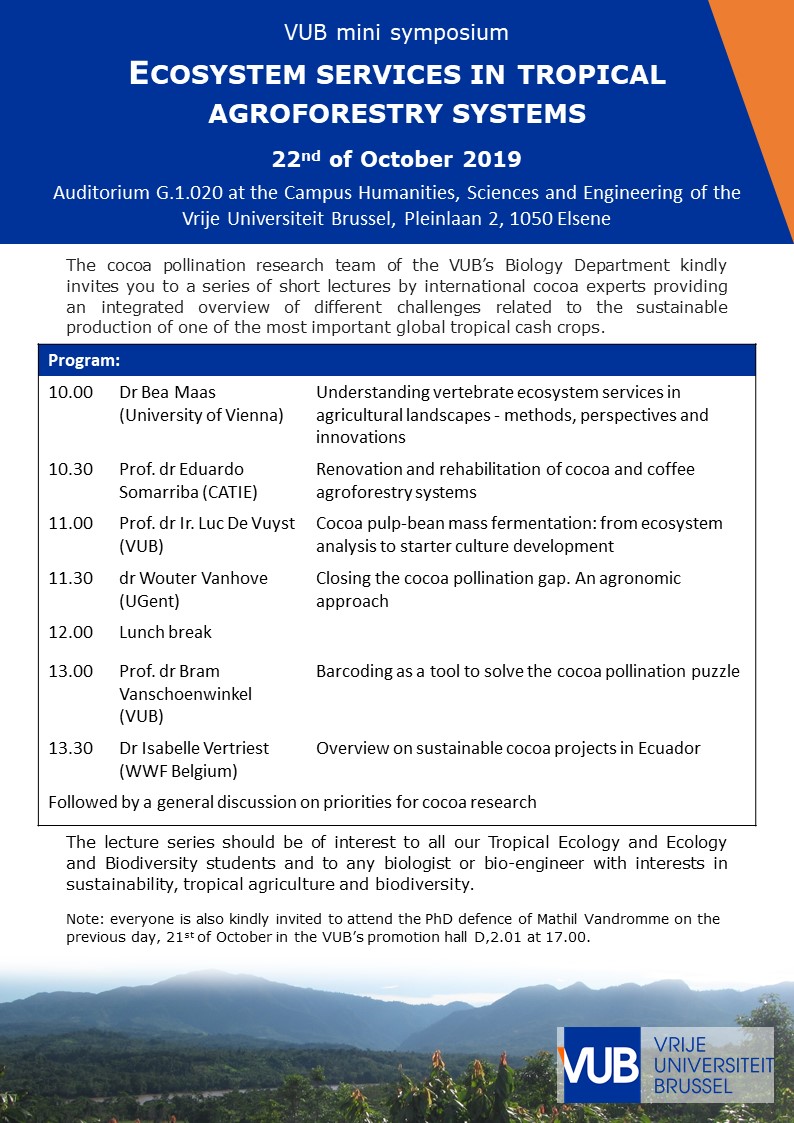 Cacao symposium uitnodiging